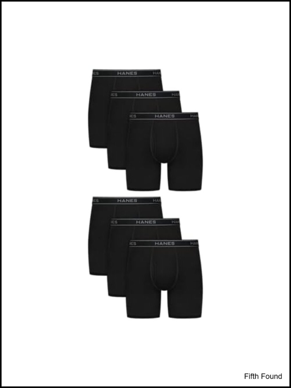 Men's Performance Stretch Boxer Briefs 6-Pack, Moisture-Wicking Underwear